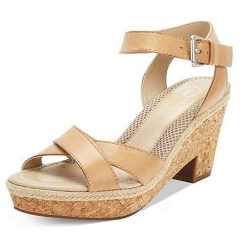 Easy Spirit Gosalyn Platform Ankle Strap Sandals Sz. 8.5M